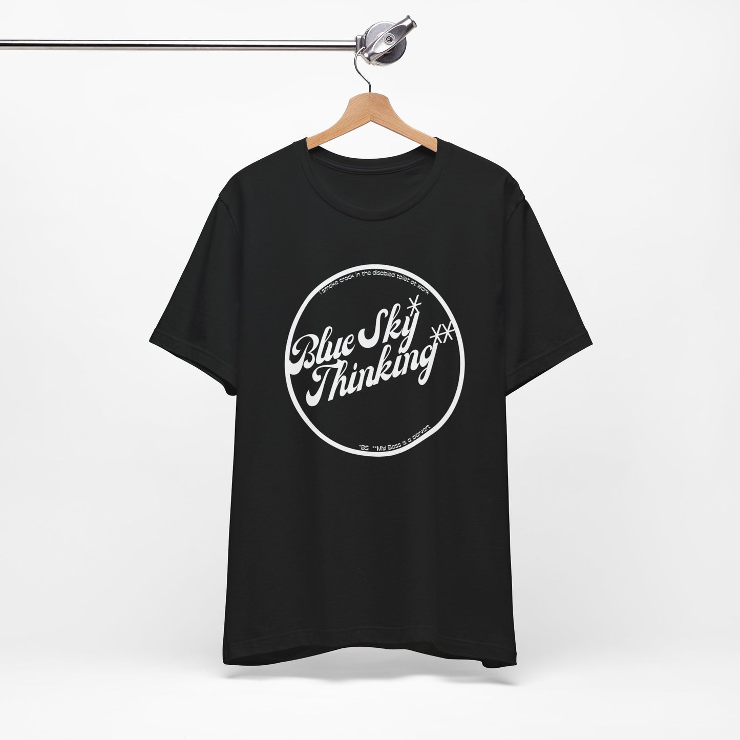 Inspirational 'Blue Sky Thinking' Unisex Jersey Tee