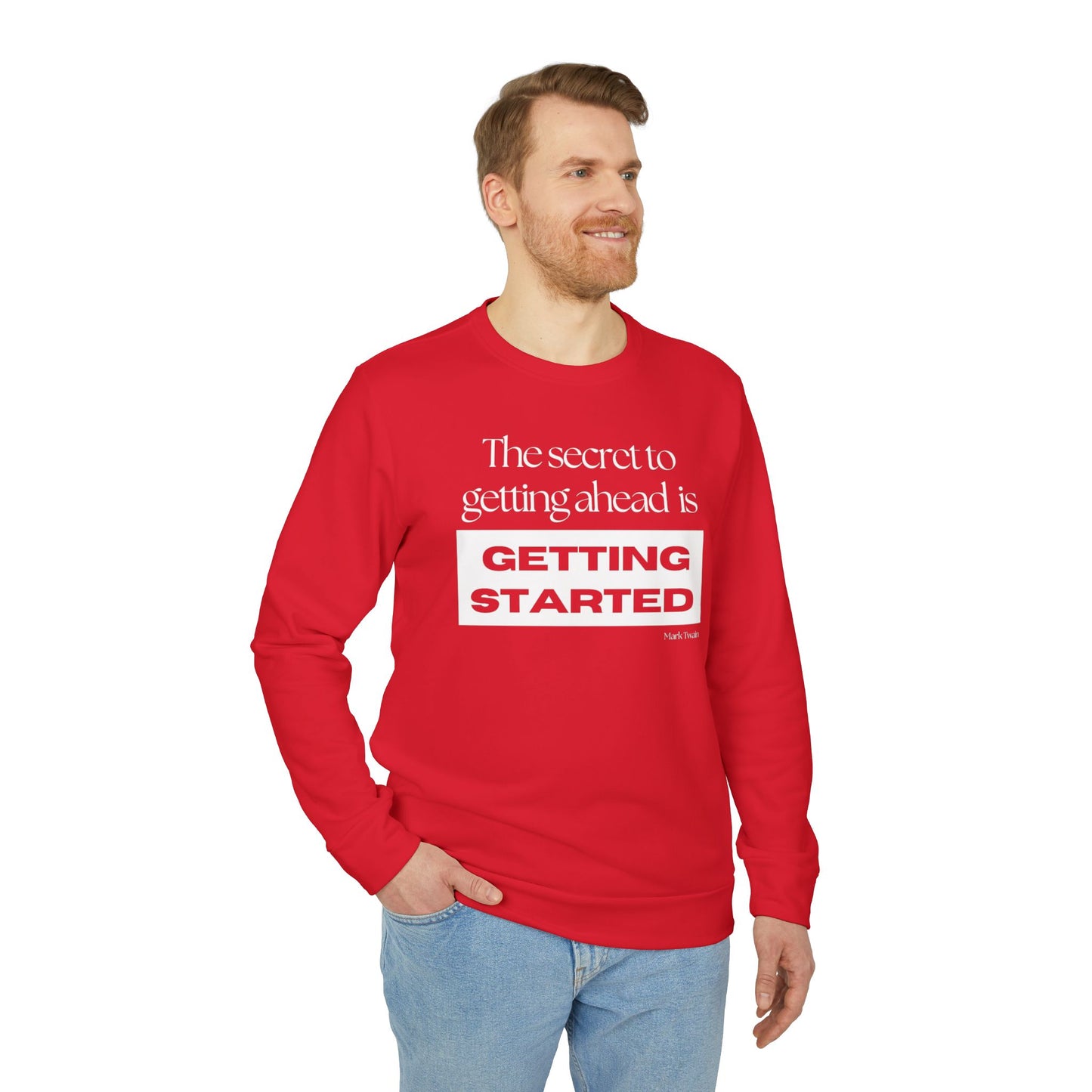 Twain: Getting Started; adidas Unisex Fleece Crewneck Sweatshirt