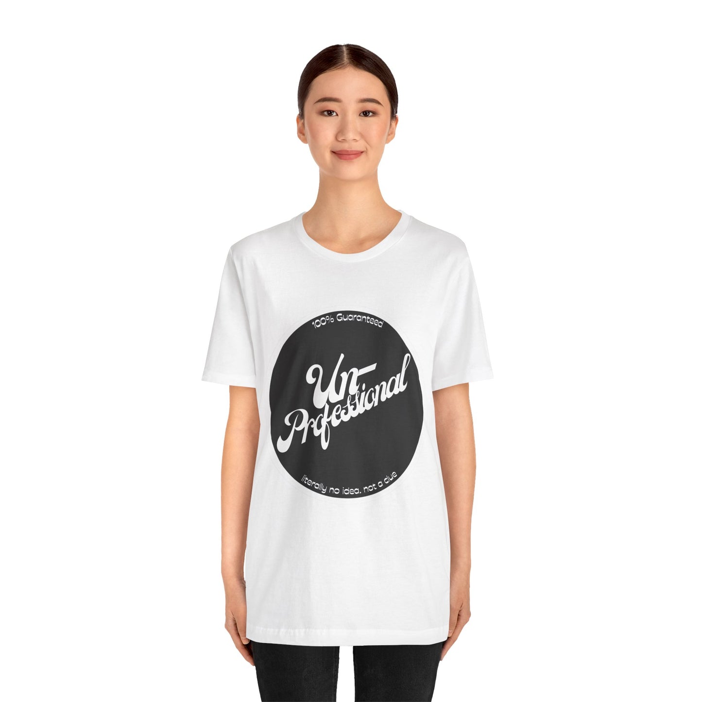 Unisex Funny 'Unprofessional' Jersey Tee - Casual Everyday Wear