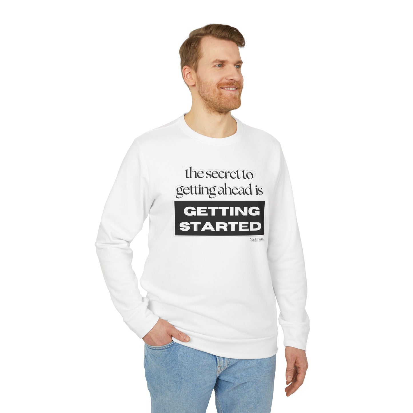 Twain: Getting Started; adidas Unisex Fleece Crewneck Sweatshirt