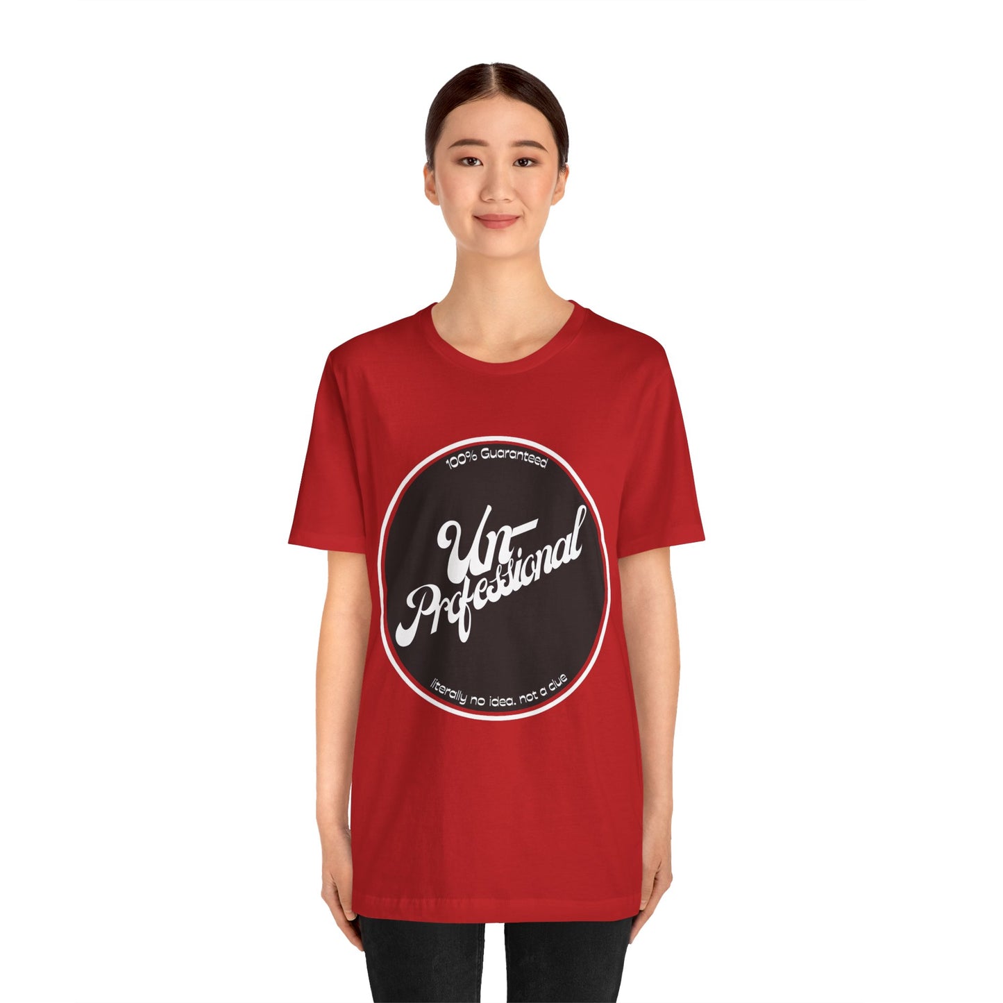 Unisex Funny 'Unprofessional' Jersey Tee - Casual Everyday Wear