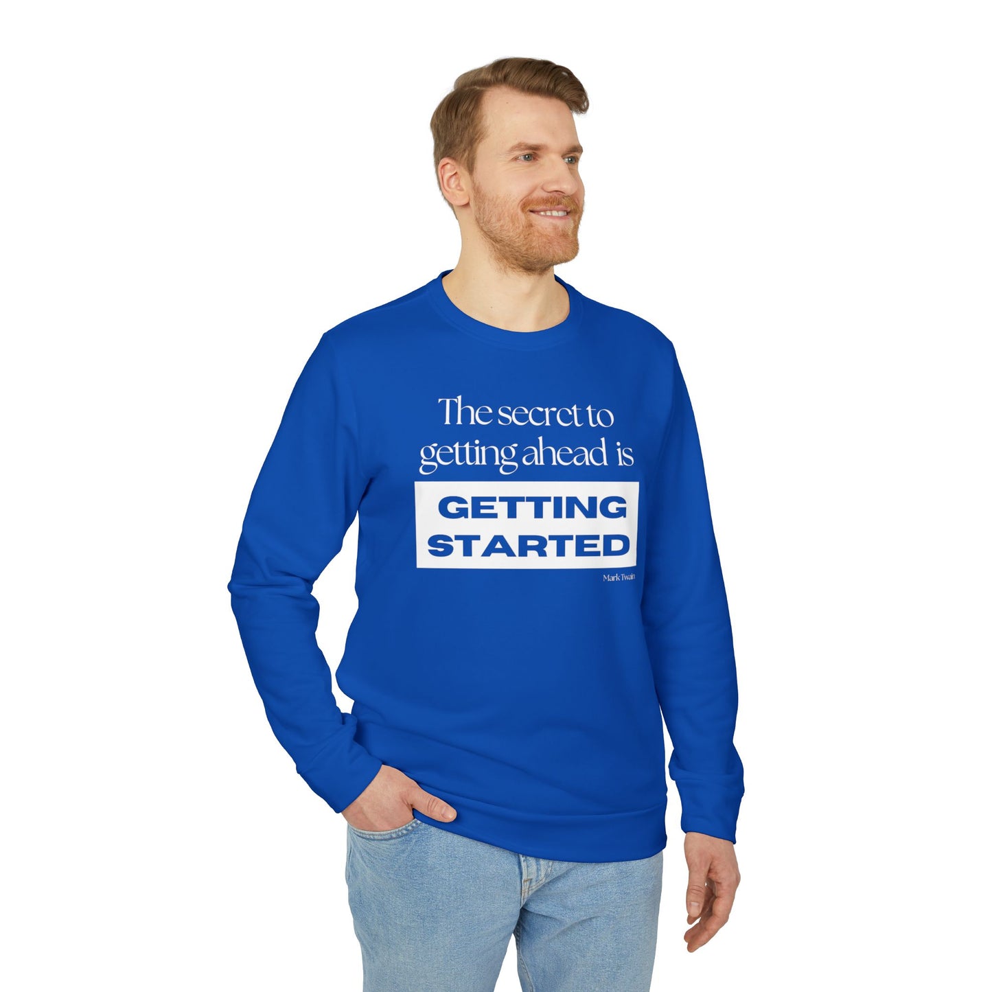 Twain: Getting Started; adidas Unisex Fleece Crewneck Sweatshirt