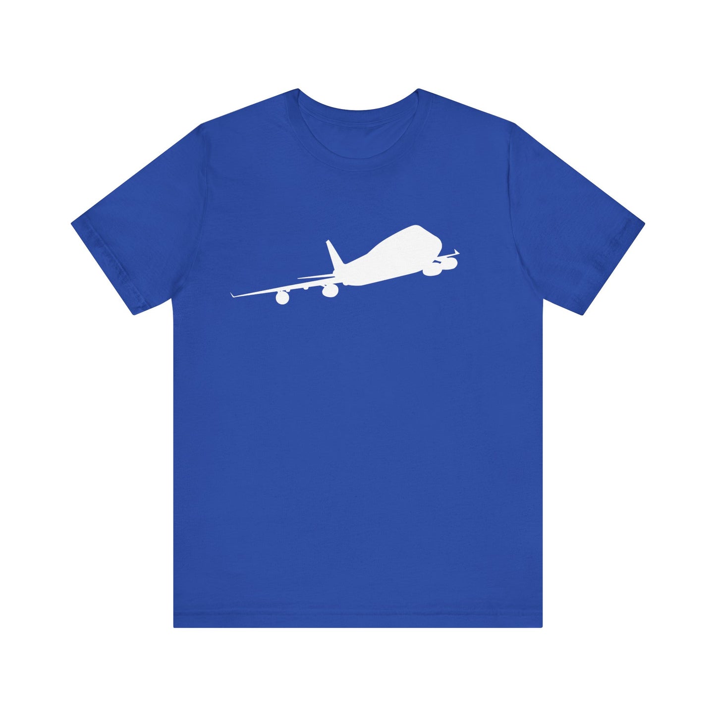 Bella+Canvas Unisex T-Shirt. Unique Boeing 747 Silhouette Design. 100% Cotton