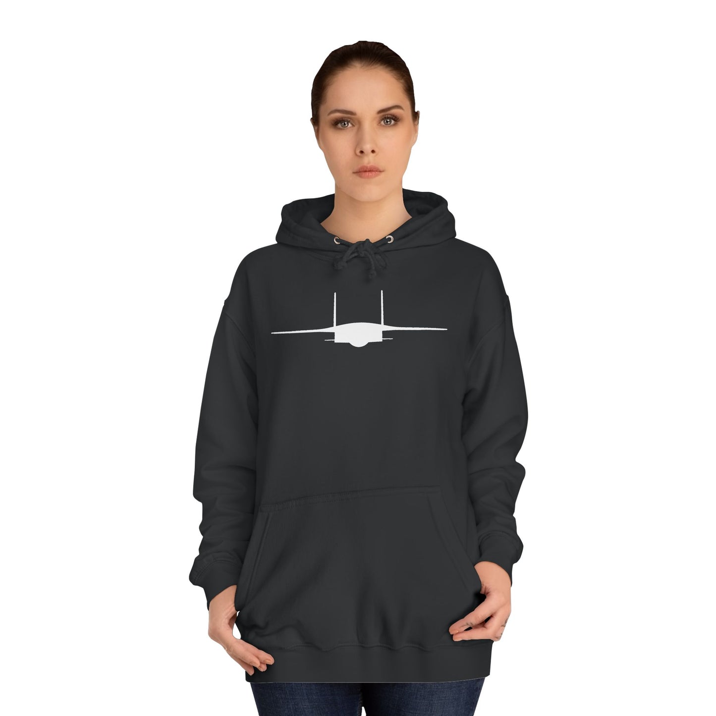 Unisex Hoodie. Warm, Cosy, Unique Graphic Design of USSR Supersonic M53 Aircraft