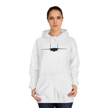 Unisex Hoodie. Warm, Cosy, Unique Graphic Design of USSR Supersonic M53 Aircraft